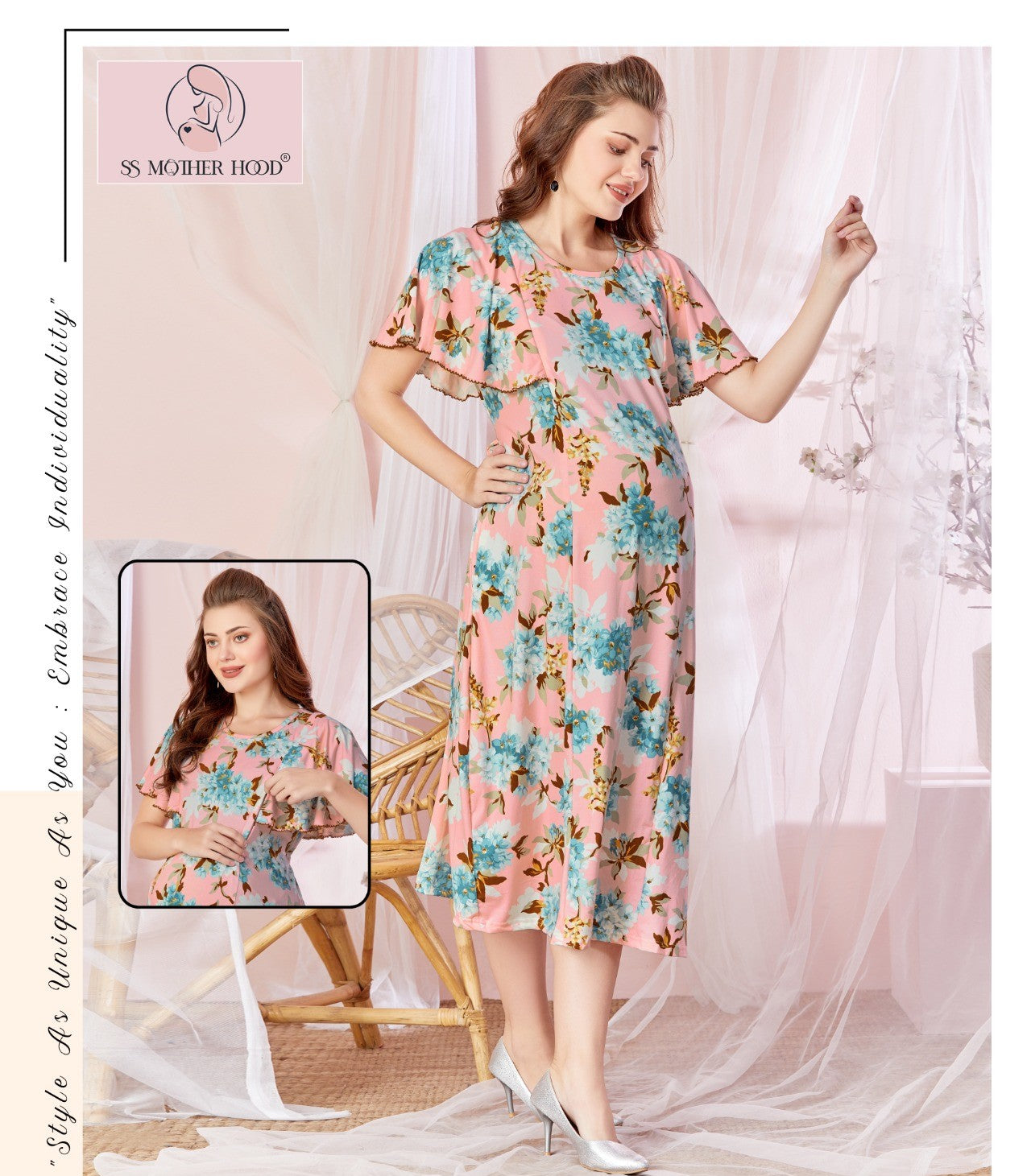 11226 HOSIERY MATERNITY NIGHTY