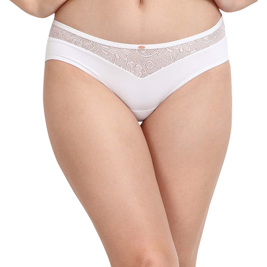 SOIE-CP1132 Mid Rise Brief With Lace Detailing