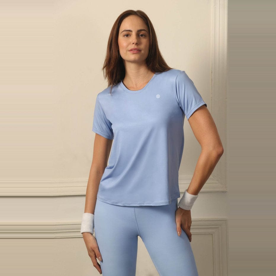 Basic Crew Neck Training T-shirt with Mesh Back