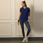 Basic Crew Neck Training T-shirt with Mesh Back