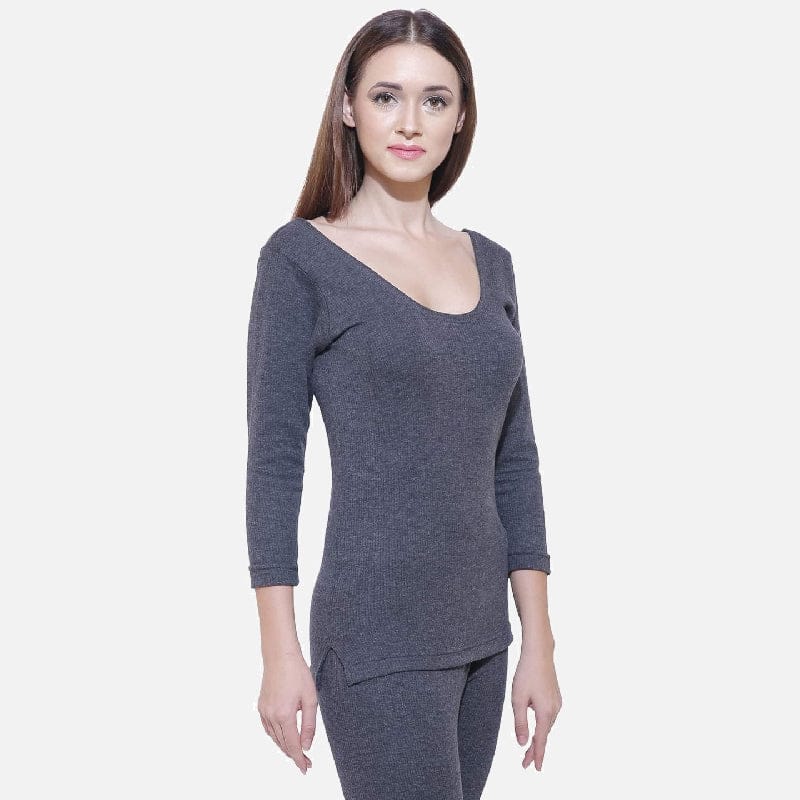 Gold Bodycare Thermal Top Women Round Neck Full Sleeves