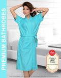 Plain Bathrobe for Women – Bathrobe Towel – SKY BLUE